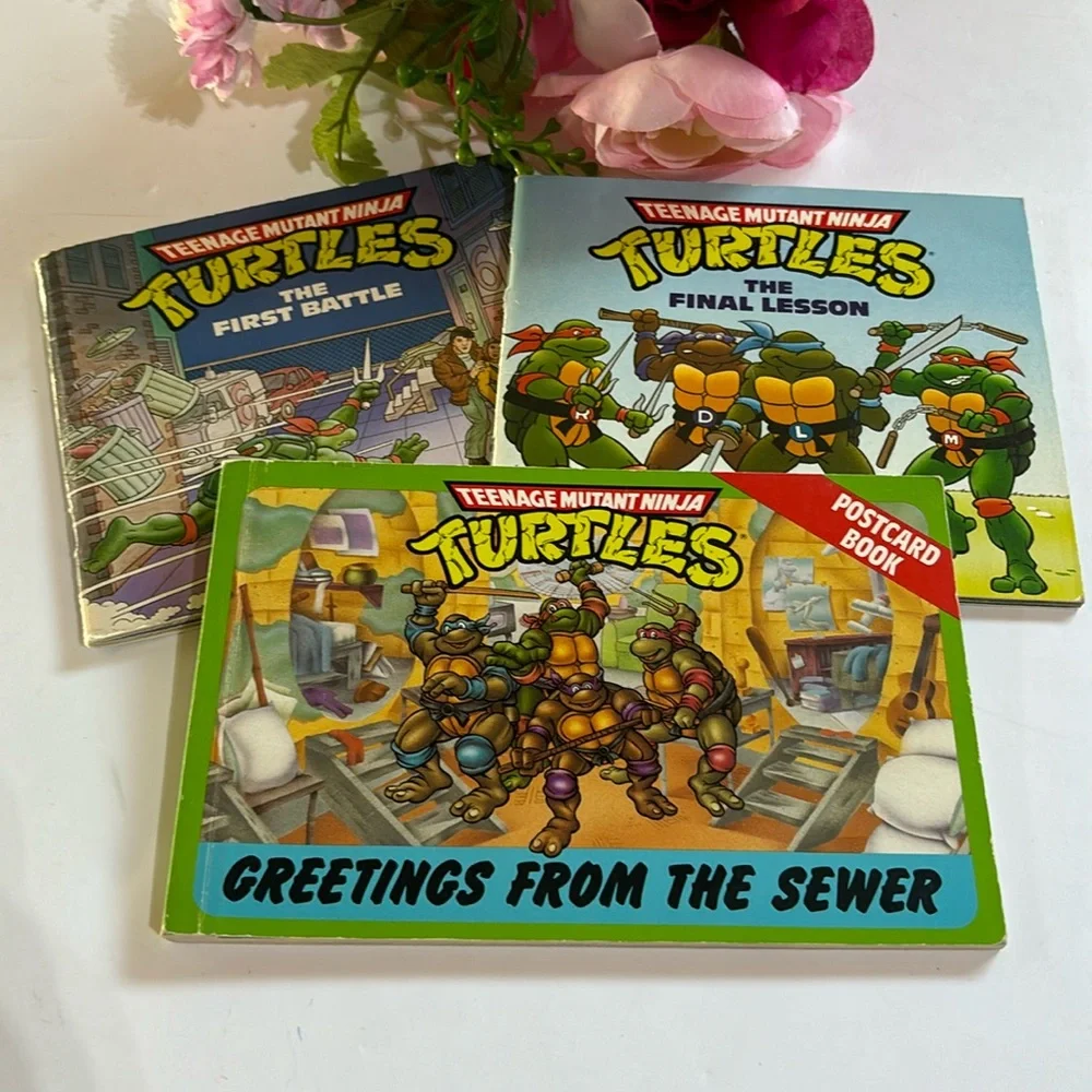 Teenage Mutant Ninja Turtles Book Set The First Battle TMNT the final